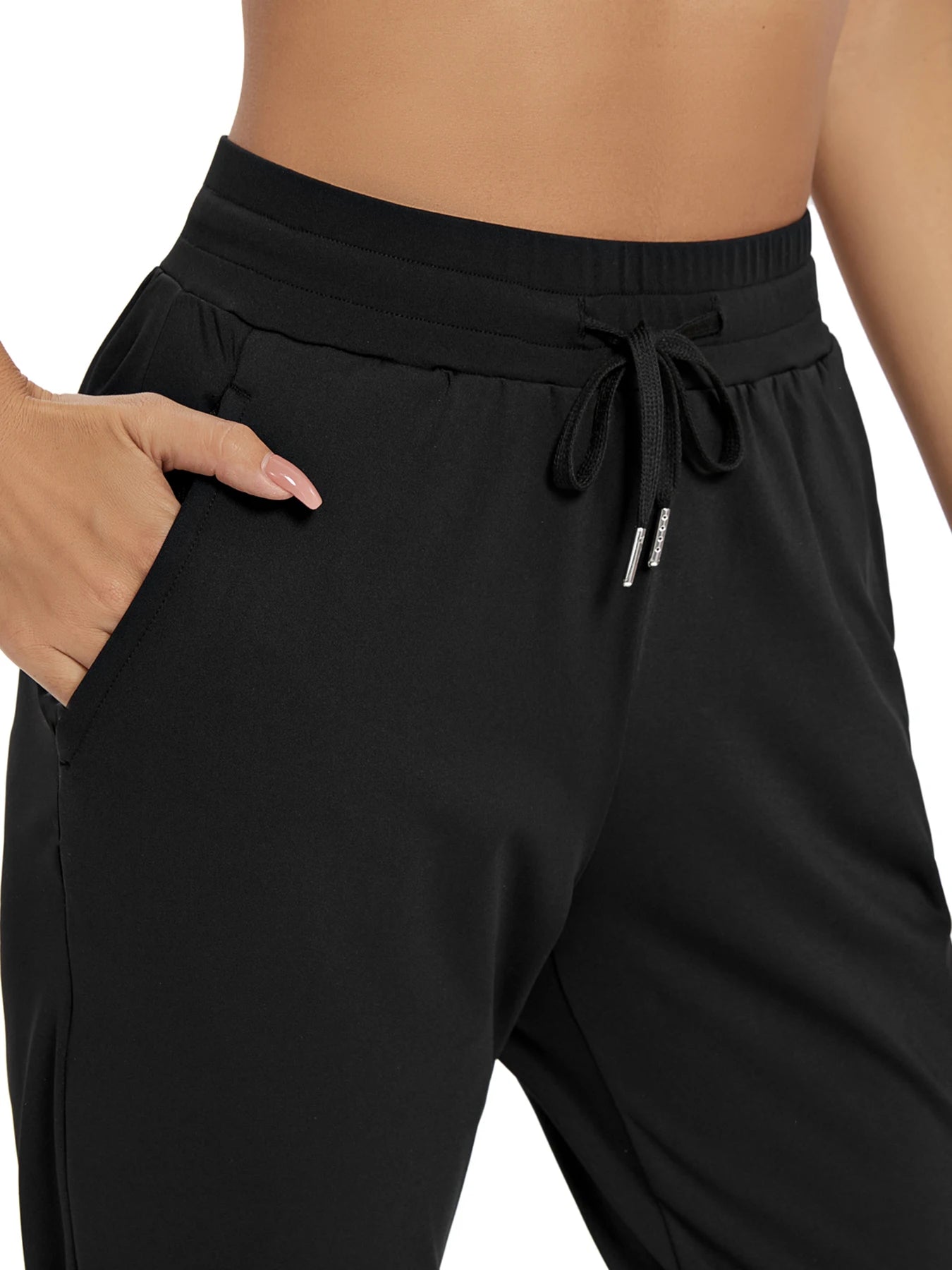Womens High Waisted Joggers with Pockets for Workout Yoga