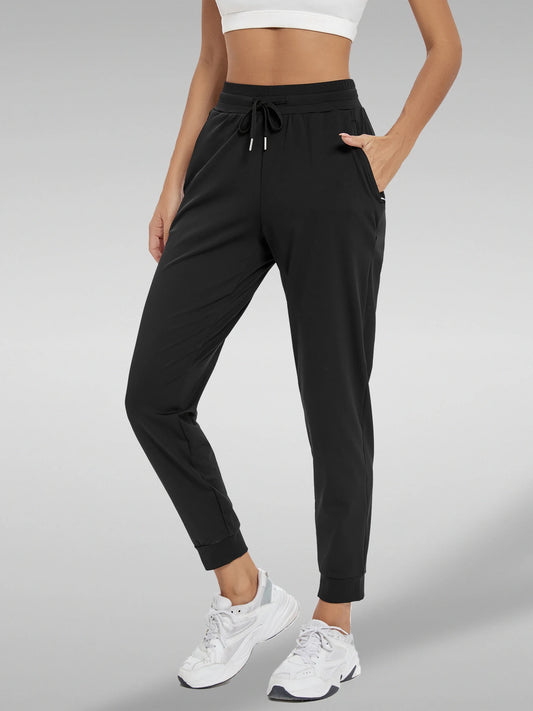 Womens High Waisted Joggers with Pockets for Workout Yoga