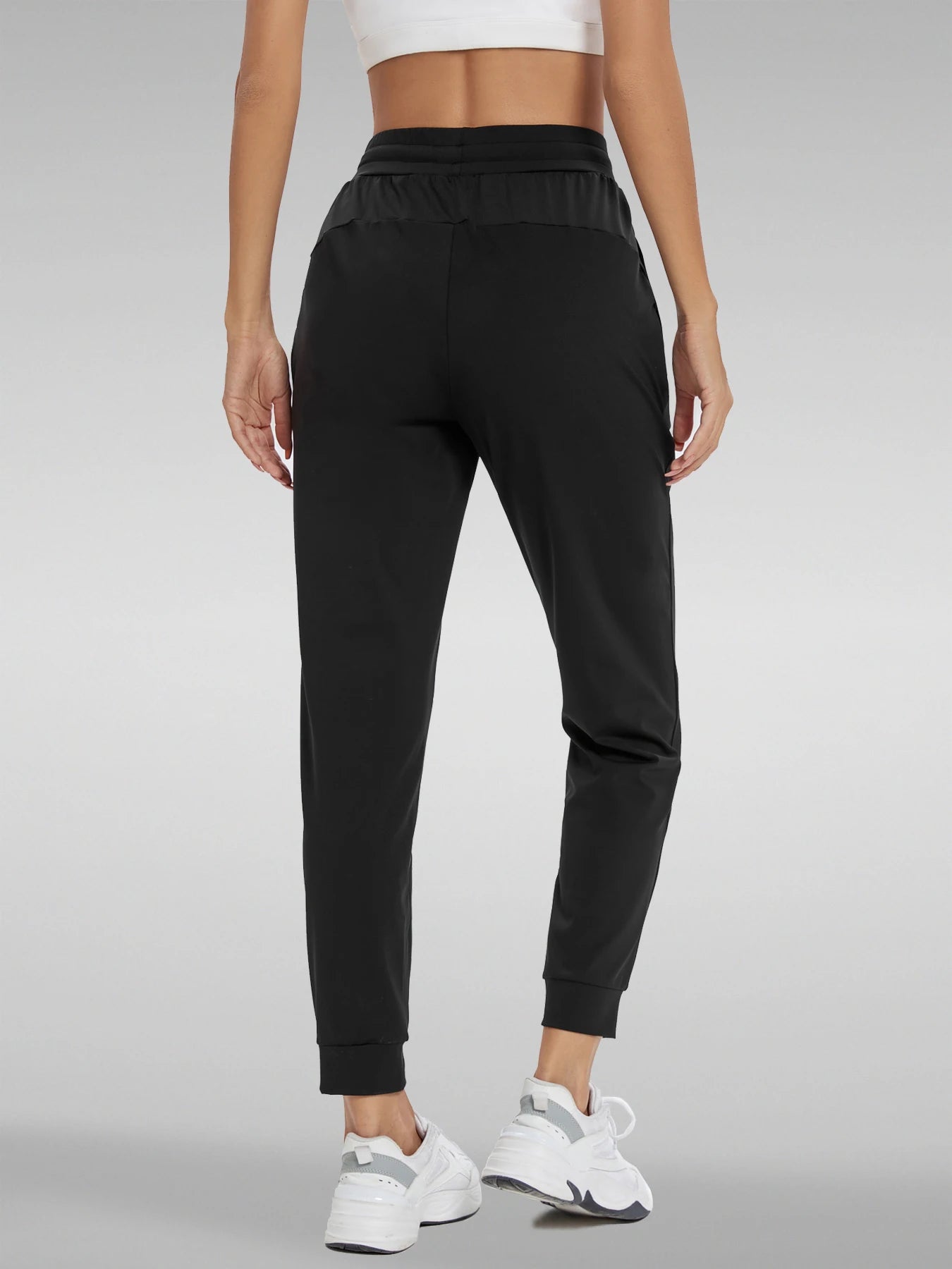 Womens High Waisted Joggers with Pockets for Workout Yoga