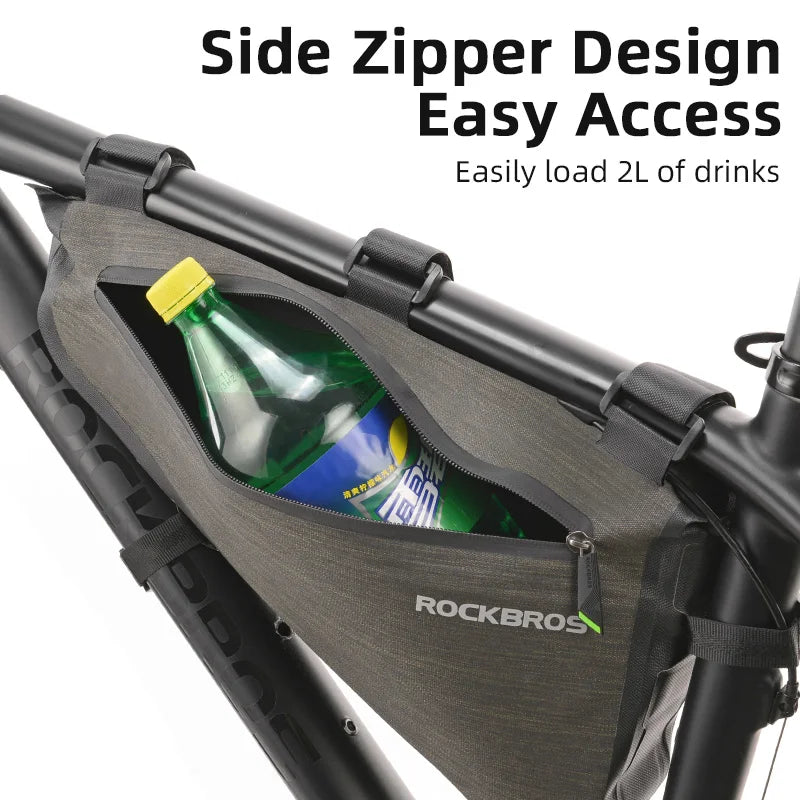 ROCKBROS Rainproof Frame Bag Pouch Waterproof Large Capacity