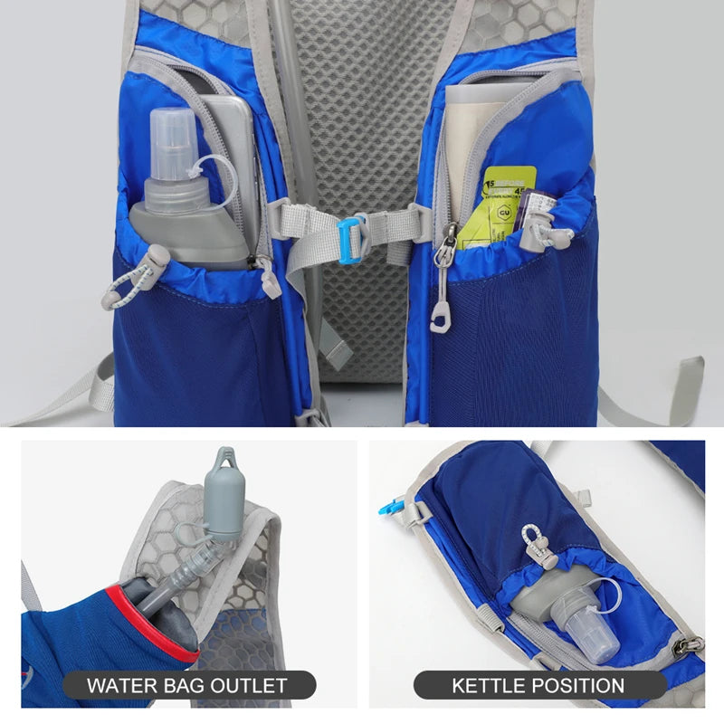 Ultralight 5L Outdoor Running Backpack Hydration Vest 500ml