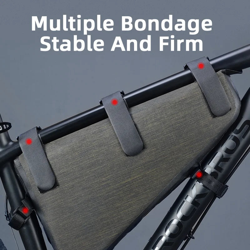 ROCKBROS Rainproof Frame Bag Pouch Waterproof Large Capacity