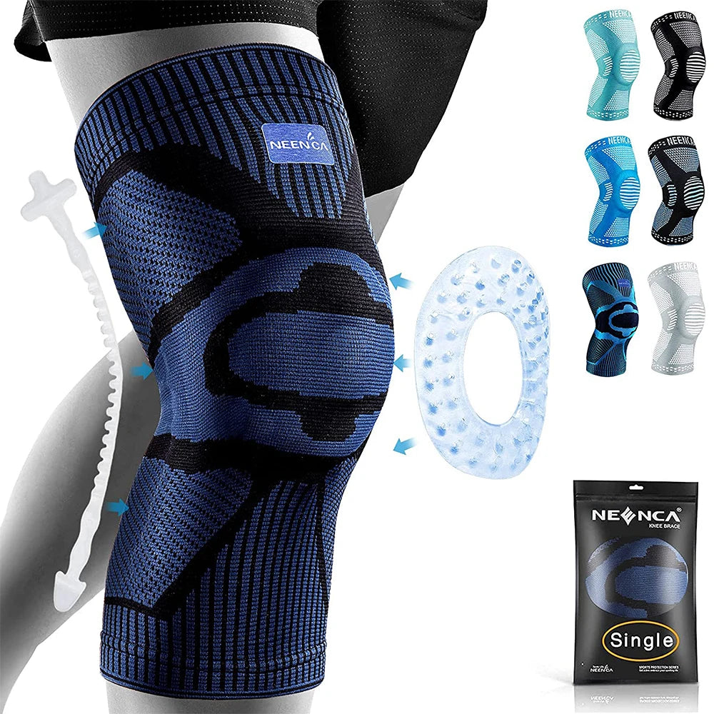 NEENCA Knee Brace With Side Stabilizers Patella Gel Sleeve