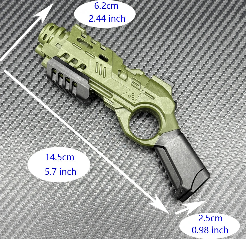 Cool Plastic Gun Fidget Toys Fun EDC Fidget Slider Stress Relief Shooting Toy ADHD Anti-Anxiety Toy Multifunctional Tools