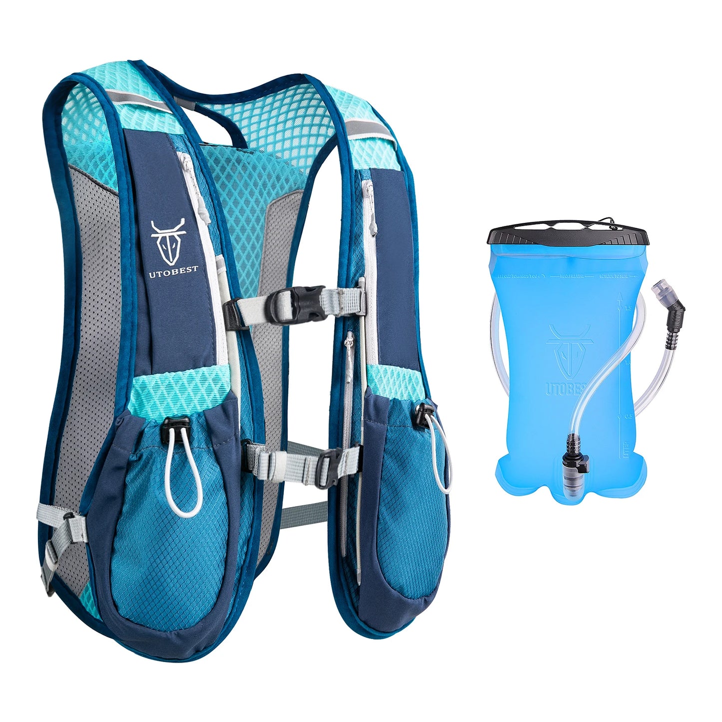UTOBEST 5L Hydration Trail Running Backpack Vest Bladder