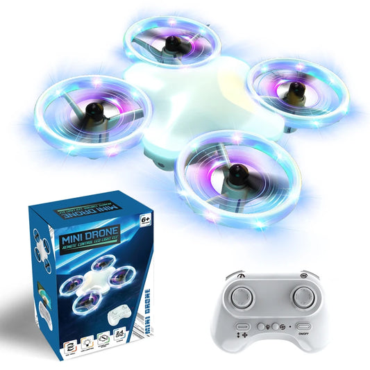with Fixed Height One-button Up-and-down Headless Mode Fast and Slow 360-degree Flip Seven-colored Light Small Rc Quadcopter