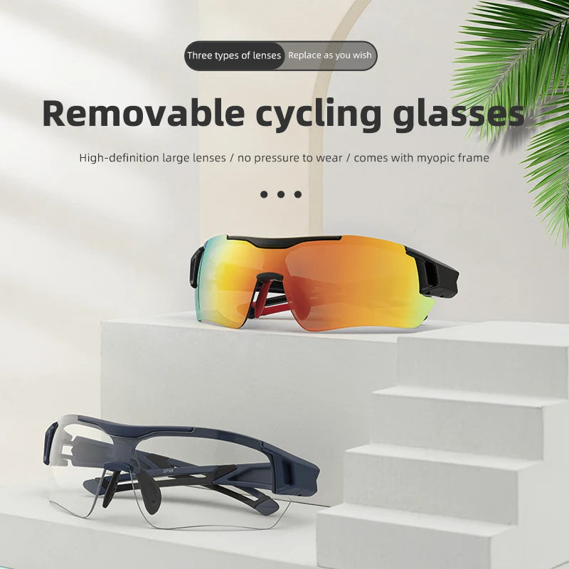 Rockbros Polarized Cycling Glasses Sunglasses MTB 5 Lenses