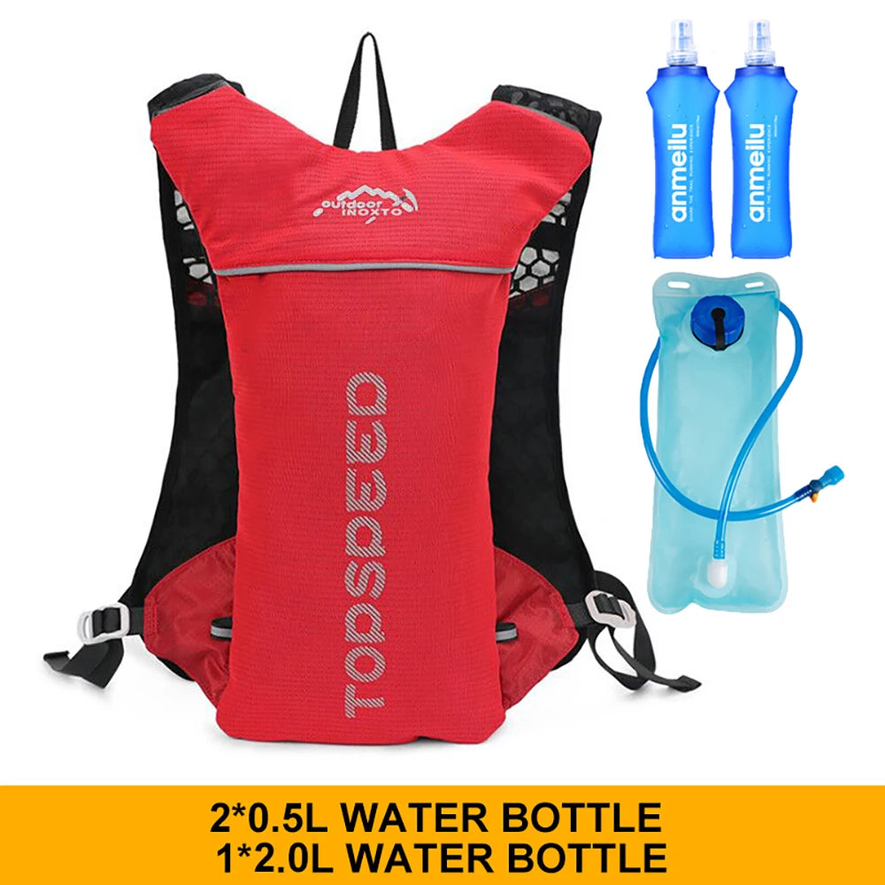 Ultralight 5L Outdoor Running Backpack Hydration Vest 500ml