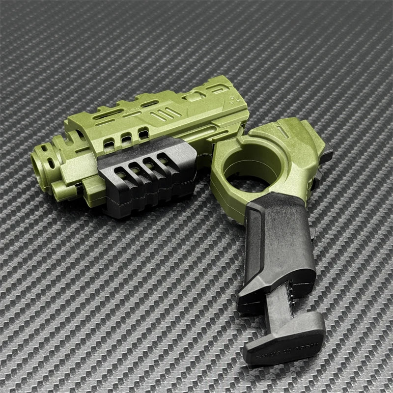 Cool Plastic Gun Fidget Toys Fun EDC Fidget Slider Stress Relief Shooting Toy ADHD Anti-Anxiety Toy Multifunctional Tools