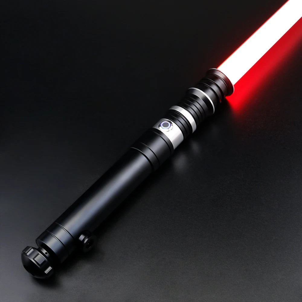 TXQSABER Lightsaber Neo Pixel Heavy Dueling RGB Color Changing Metal Hilt Smooth Swing Blaster Cosplay Jedi Laser Sword Toys Kid