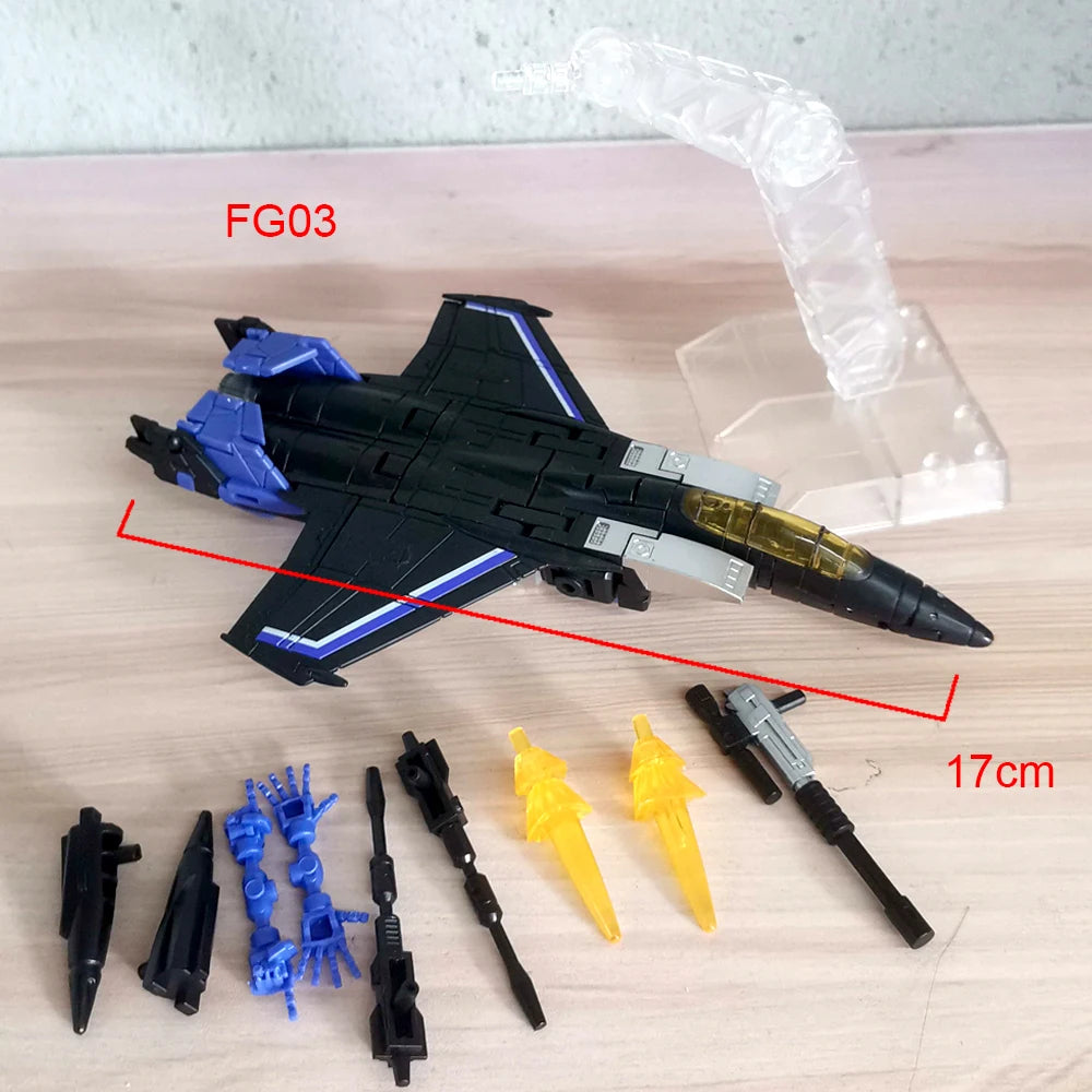 Transformation Toys JINBAO FG04 FG0103 Starscream Thundercracker Skywarp F15  DS01 Anime Action Figure Model Deformation Robot