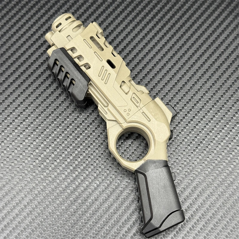 Cool Plastic Gun Fidget Toys Fun EDC Fidget Slider Stress Relief Shooting Toy ADHD Anti-Anxiety Toy Multifunctional Tools