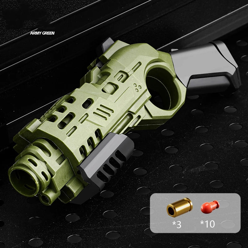 Cool Plastic Gun Fidget Toys Fun EDC Fidget Slider Stress Relief Shooting Toy ADHD Anti-Anxiety Toy Multifunctional Tools