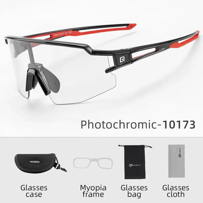 RockBros Photochromic Cycling Glasses UV Protected Eyewear