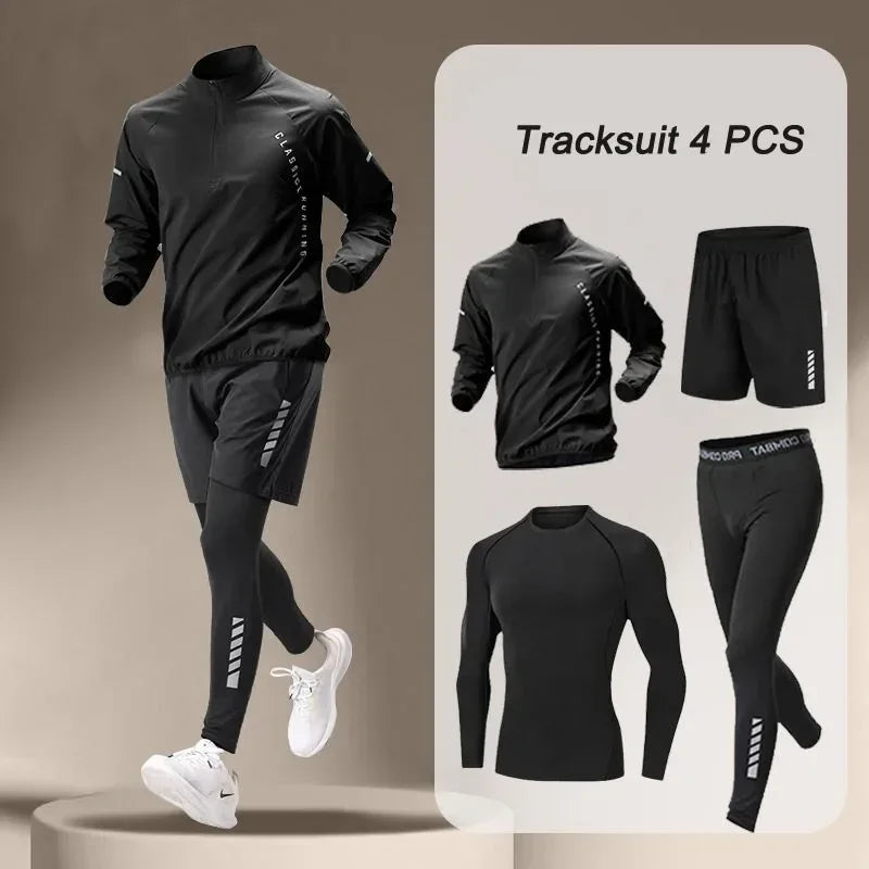 Autumn Quick Dry Mens Jacket Set 1 To 4 Piece Sportswear