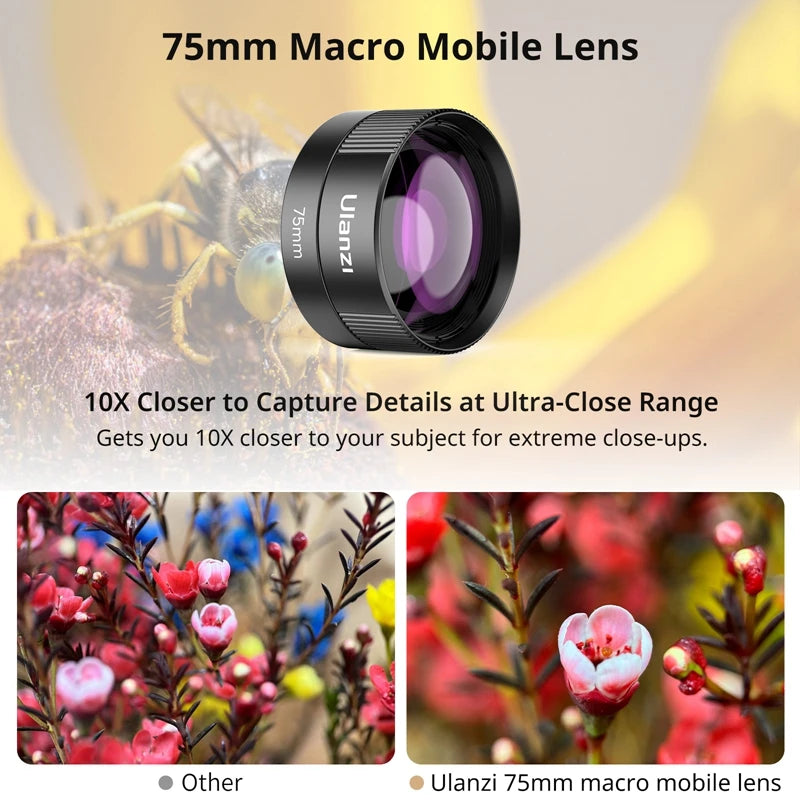Ulanzi Universal Mobile Lens Macro Fisheye Wide Telephoto