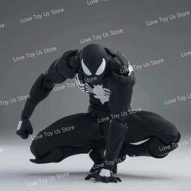 Original Mess Toys Spider Figure Black Suit Neighbor Symbiote Scarlet Spider Kaine Parker Black Red Spider Action Figure Toys
