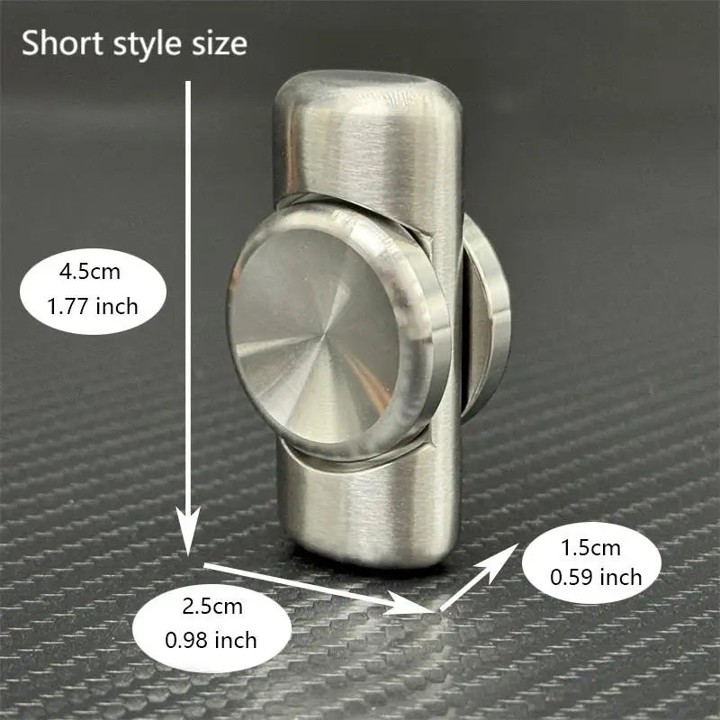 Stainless Steel Brushed Craft Fidget Spinner Fashion EDC Hand Spinner Office Relaxation Fidget Toys ADHD Tool Idea Gifts