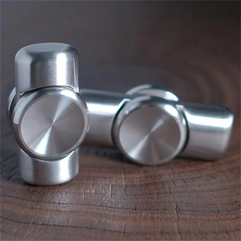 Stainless Steel Brushed Craft Fidget Spinner Fashion EDC Hand Spinner Office Relaxation Fidget Toys ADHD Tool Idea Gifts