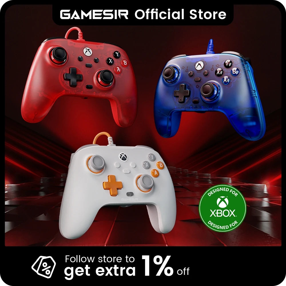 GameSir T7 Xbox Wired Controller Hall Effect Joystick