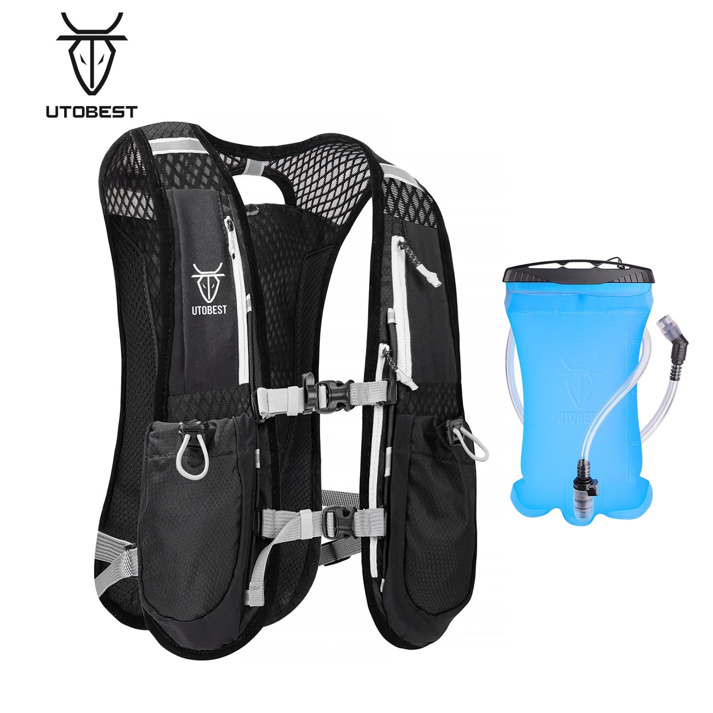 UTOBEST 5L Hydration Trail Running Backpack Vest Bladder