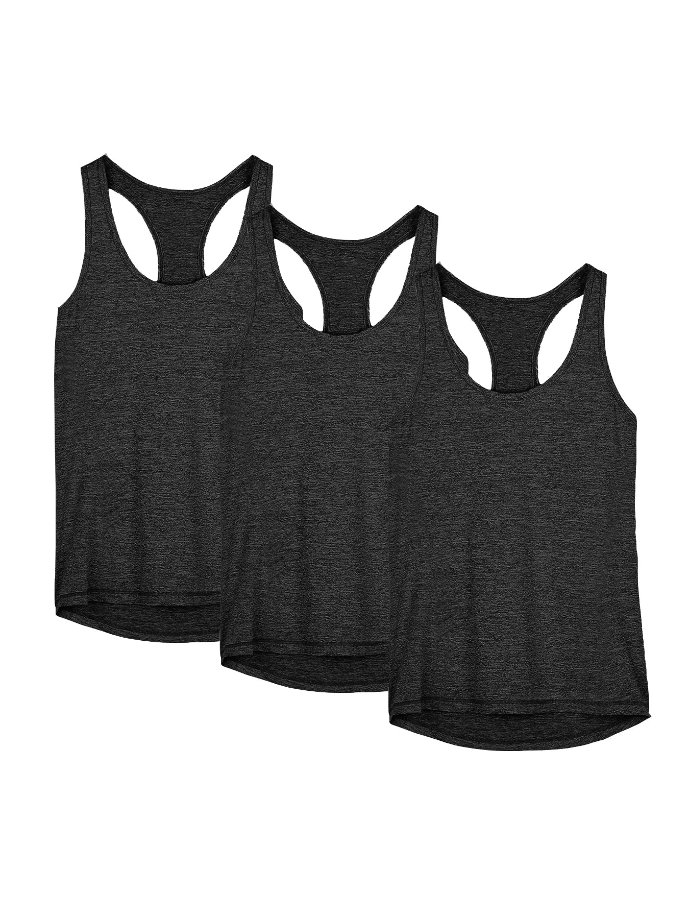 3 Pack Women Yoga Tank Tops Quick Dry Loose Fitness Shirt