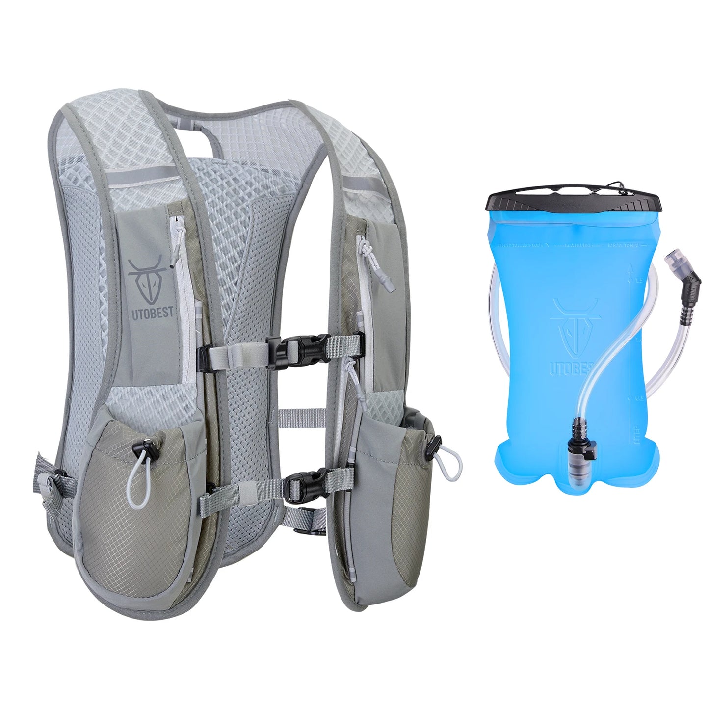 UTOBEST 5L Hydration Trail Running Backpack Vest Bladder