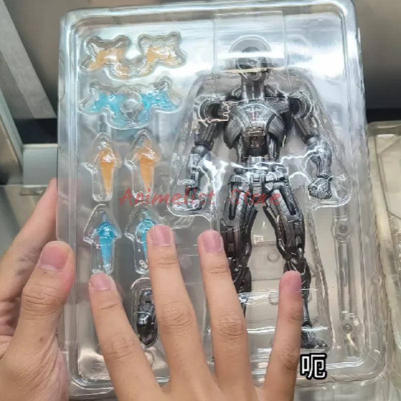 In Stock Marvel Ultron Action Figures AC Factory 16cm Ko Ultron Kaiyodo Amazing Yamaguchi Avengers Anime Collection Toys Gift