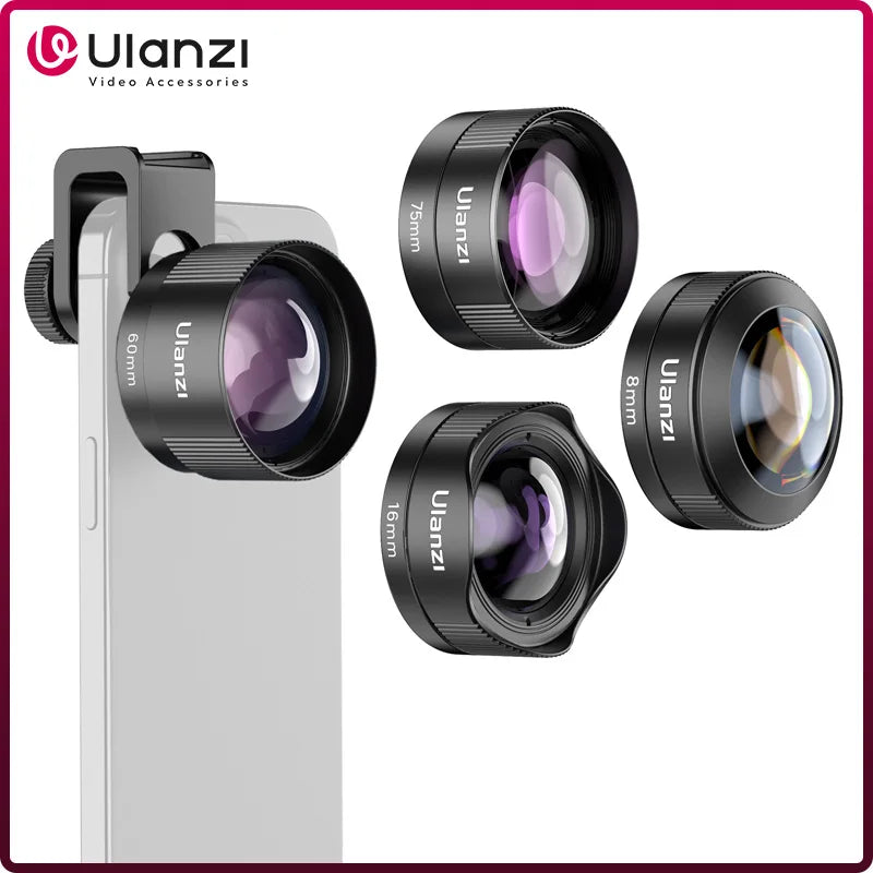 Ulanzi Universal Mobile Lens Macro Fisheye Wide Telephoto